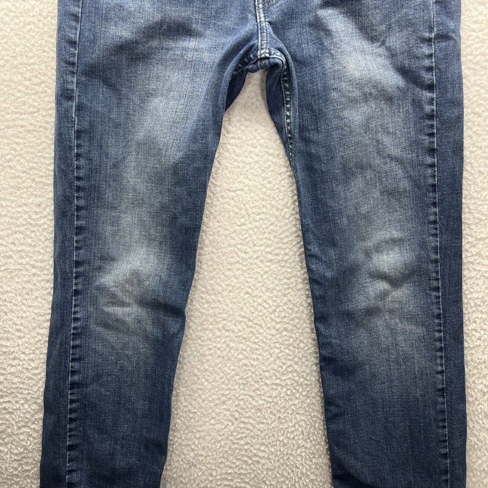 Levis Jeans Mens 32 x 32 Blue Denim Pants Slim Straight 514 Adult Cotton Chore - Picture 3 of 16